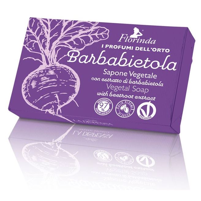 Florinda Profumi Dell’Orto Profumi Dell’Orto Soap Barbabietola Коллекция "Итальянский Урожай". Мыло Успокаивающее с Экстрактом Свеклы 