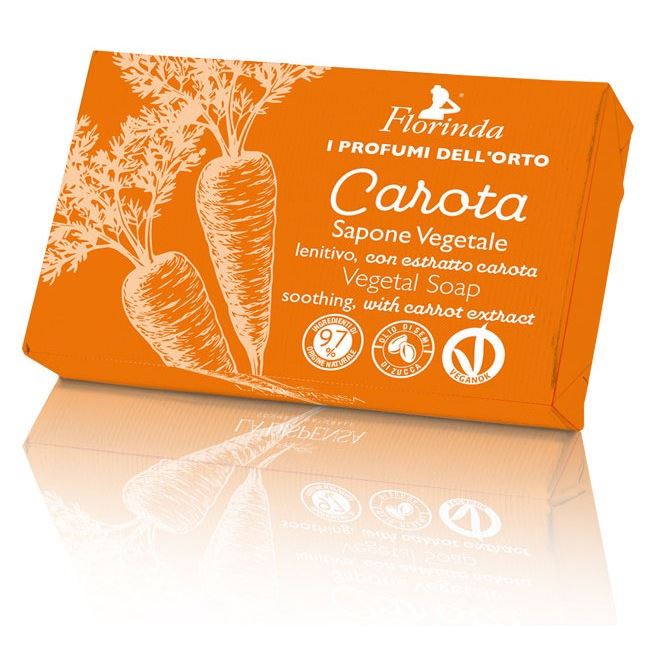 Florinda Profumi Dell’Orto Profumi Dell’Orto Soap  Carota  Коллекция "Итальянский Урожай". Мыло Смягчающее с Экстрактом Моркови