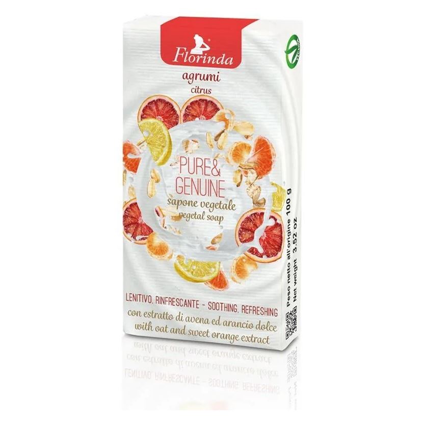 Florinda Pure & Genuine Pure & Genuine Soap Agrumi Коллекция "Просто Вкусно". Мыло Цитрусы