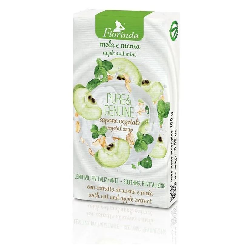 Florinda Pure & Genuine Pure & Genuine Soap Mela e Menta Коллекция "Просто Вкусно". Мыло Яблоко и Мята
