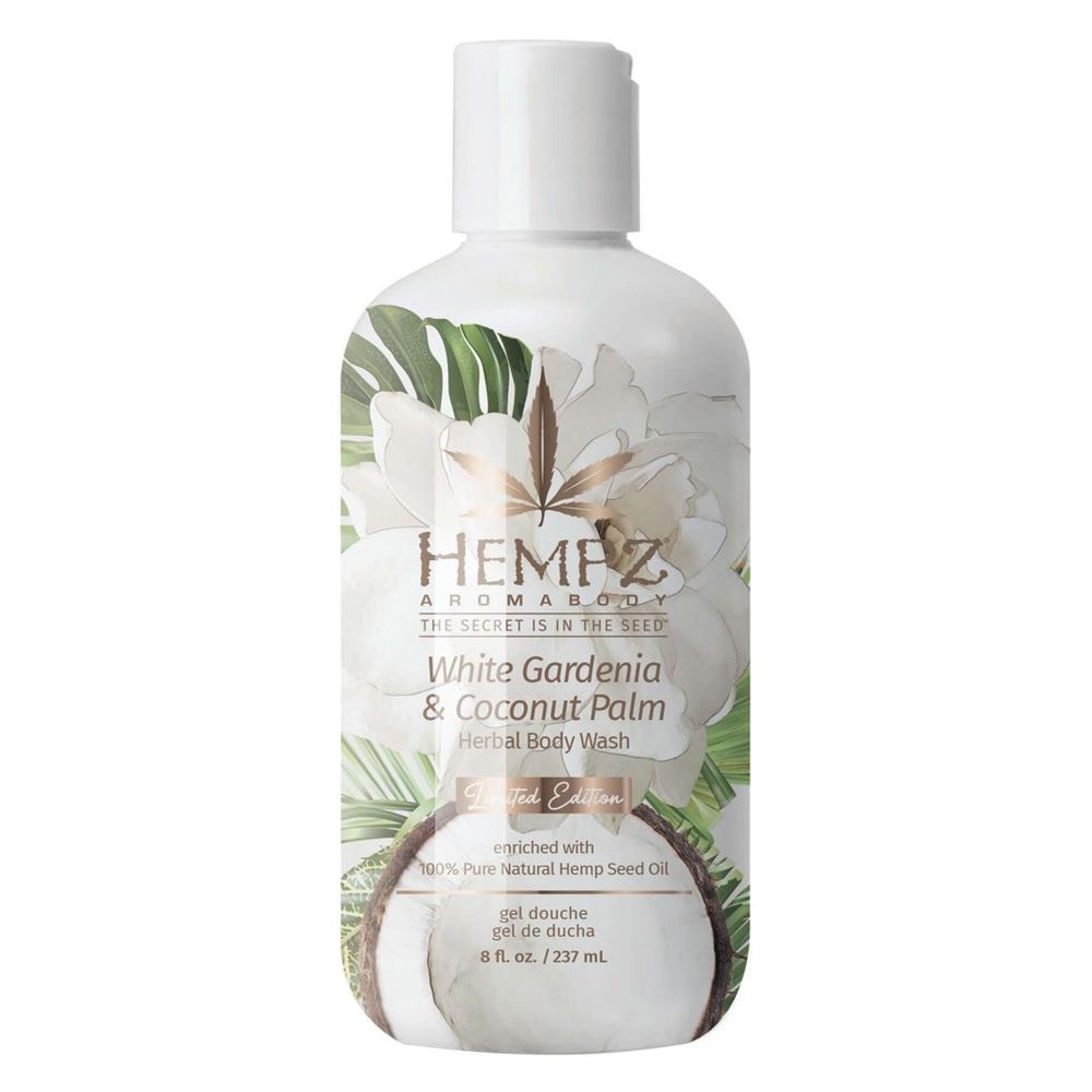 Hempz Body Care White Gardenia & Coconut Palm Herbal Body Wash Гель для душа Белая Гардения и Кокос
