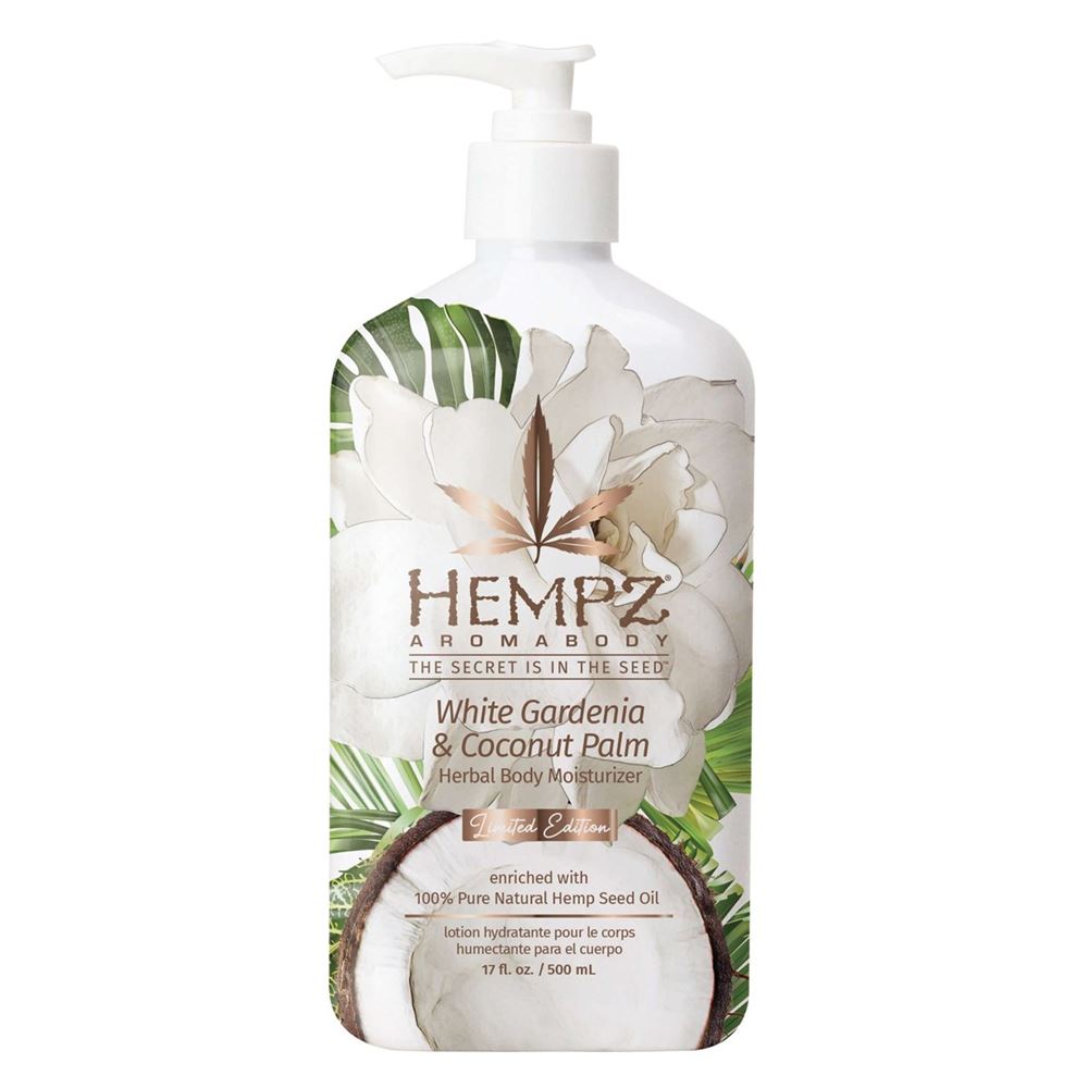 Hempz Body Care White Gardenia & Coconut Palm Herbal Body Moisturizer Молочко для тела увлажняющее Белая Гардения и Кокос  