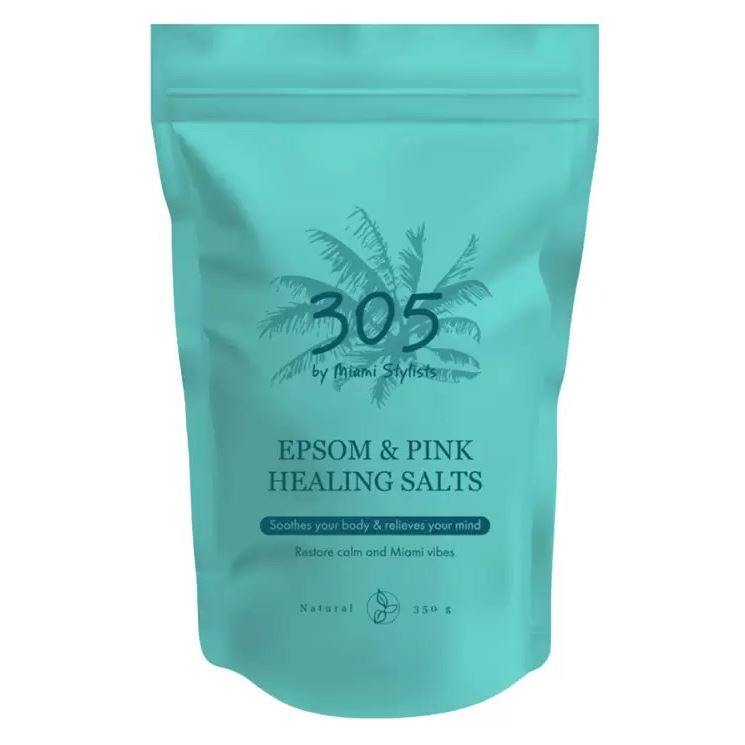 305 by Miami Stylists Hair Care Epsom & Pink Healting Salts Микс английской и розовой соли 