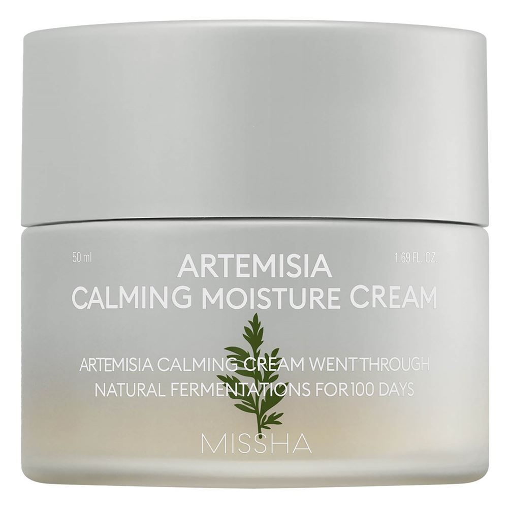 Missha Face Care Artemisia Calming Moisture Cream  Успокаивающий крем для чувствительной кожи с экстрактом полыни