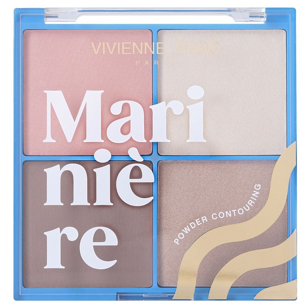Vivienne Sabo Make Up Powder face Contouring Palette Mariniere Пудровая палетка для скульптурирования лица
