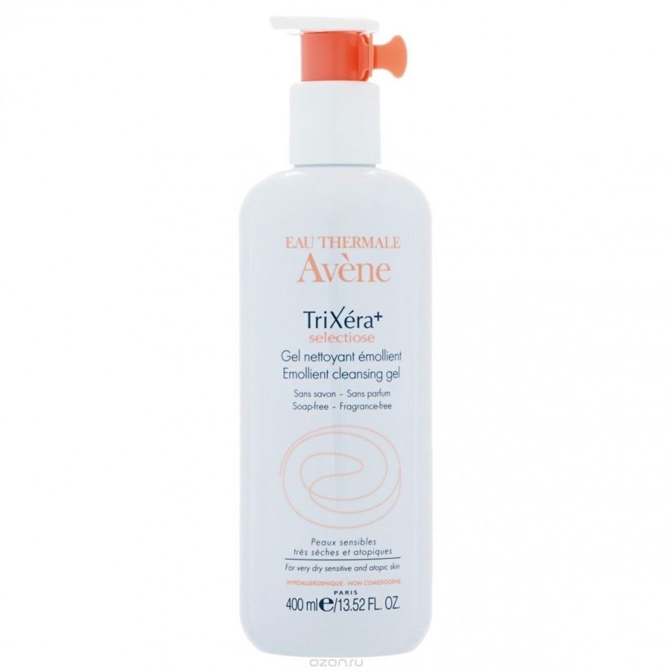 Avene Trixera+ Selectiose Трикзера+ Гель Авен Трикзера+ Гель Очищающий Смягчающий для сухой и атопичной кожи