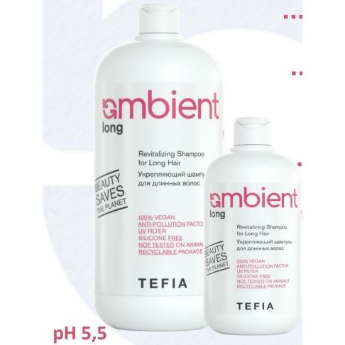 Tefia Ambient  Ambient Long Revitalizing Shampoo for Long Hair Укрепляющий шампунь для длинных волос 