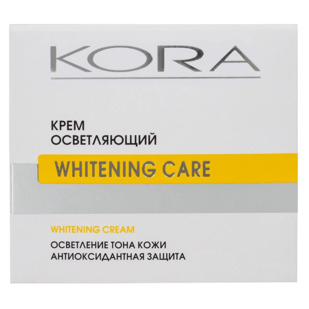 KORA Питание и Защита Special Whitening Care Крем осветляющий для лица Крем осветляющий для лица
