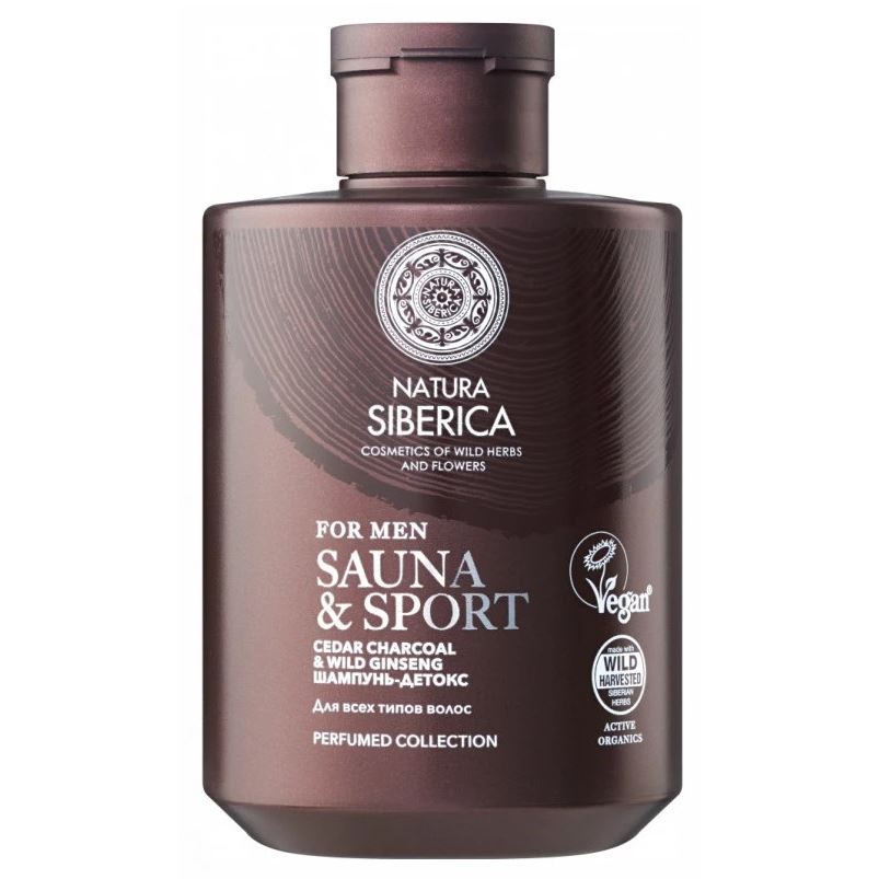Natura Siberica Уход за волосами Men Sauna & Sport Шампунь-детокс для всех типов волос Шампунь-детокс для всех типов волос
