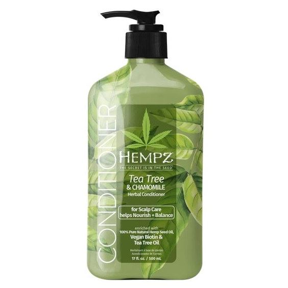 Hempz Hair Care Tea Tree & Chamomile Herbal Conditioner Кондиционер Здоровые волосы Чайное дерево и Ромашка