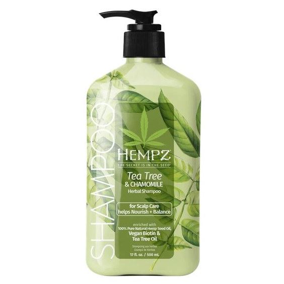 Hempz Hair Care Tea Tree & Chamomile Herbal Shampoo Шампунь Здоровые волосы Чайное дерево и Ромашка