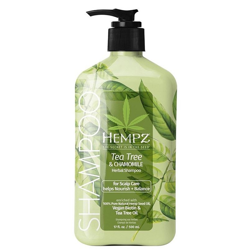 Hempz Hair Care Tea Tree & Chamomile Herbal Shampoo Шампунь Здоровые волосы Чайное дерево и Ромашка