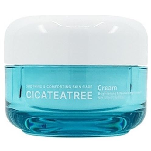 Jigott Skin Care Cicateatree Cream Крем для лица с экстрактами центеллы азиатской и чайного дерева