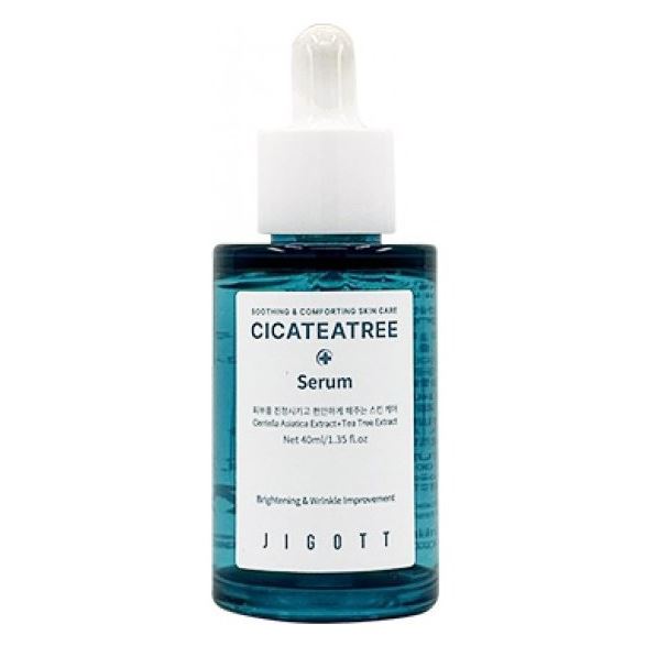 Jigott Skin Care Cicateatree Serum Сыворотка для лица с экстрактами центеллы азиатской и чайного дерева