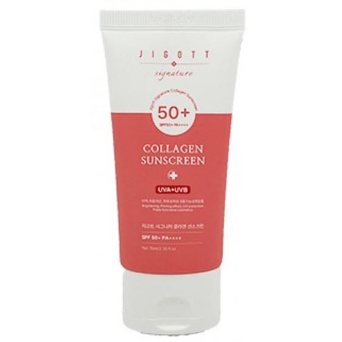 Jigott Skin Care Signature Collagen Sunscreen  Крем для лица солнцезащитный с коллагеном 