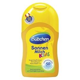 Bubchen Защита от солнца KIDS Солнцезащитное молочко SPF 50 Бюбхен Солнцезащитное молочко для детей SPF 50