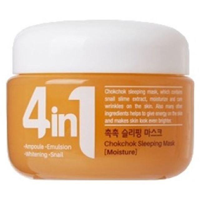 Dr.Cellio Masks and Patches Dr.G50 4 In 1 Chockchok Sleeping Mask (Snail)  Маска для лица ночная с муцином улитки