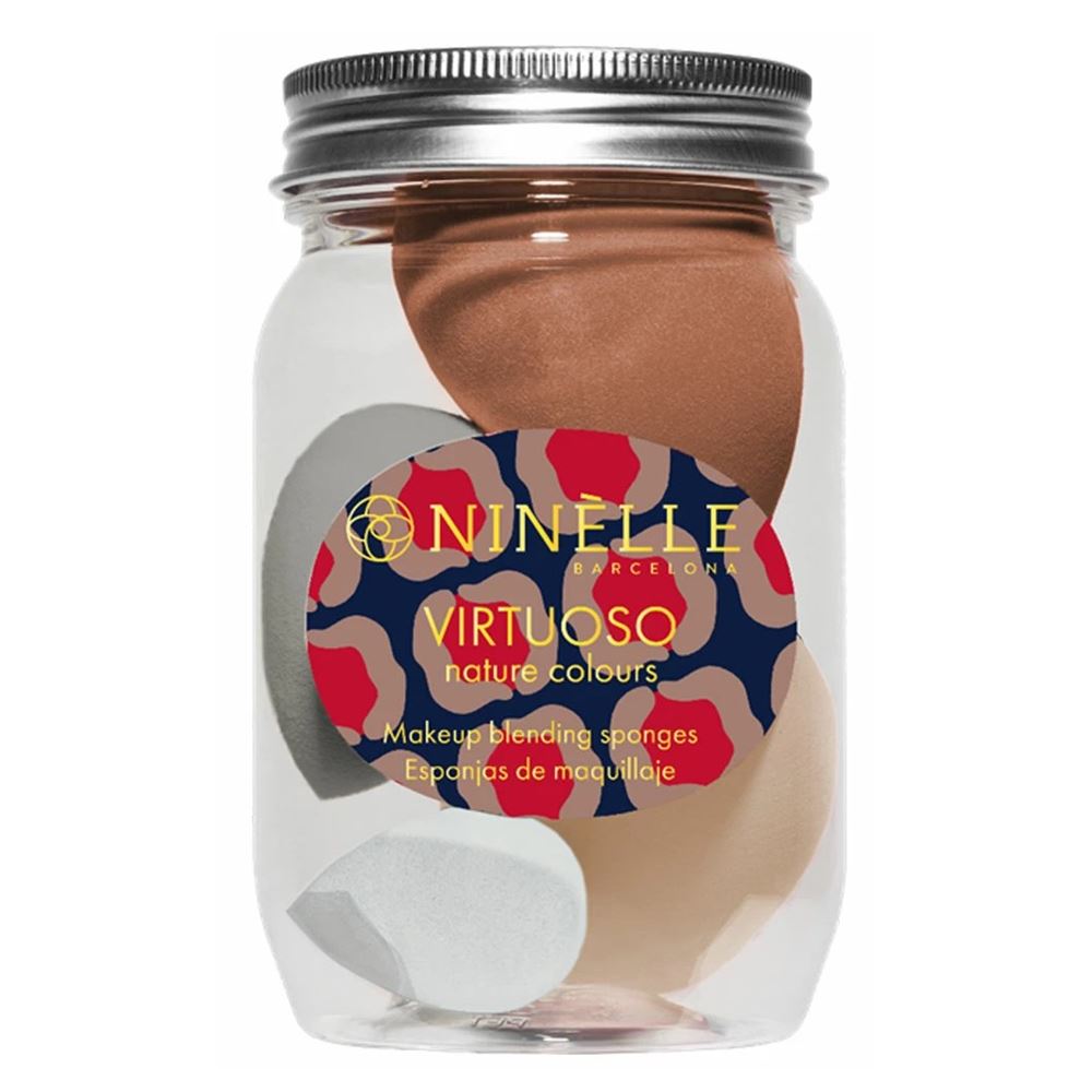 Ninelle Make Up Virtuoso Nature Colours Makeup Blending Sponges Набор спонжей каплевидных