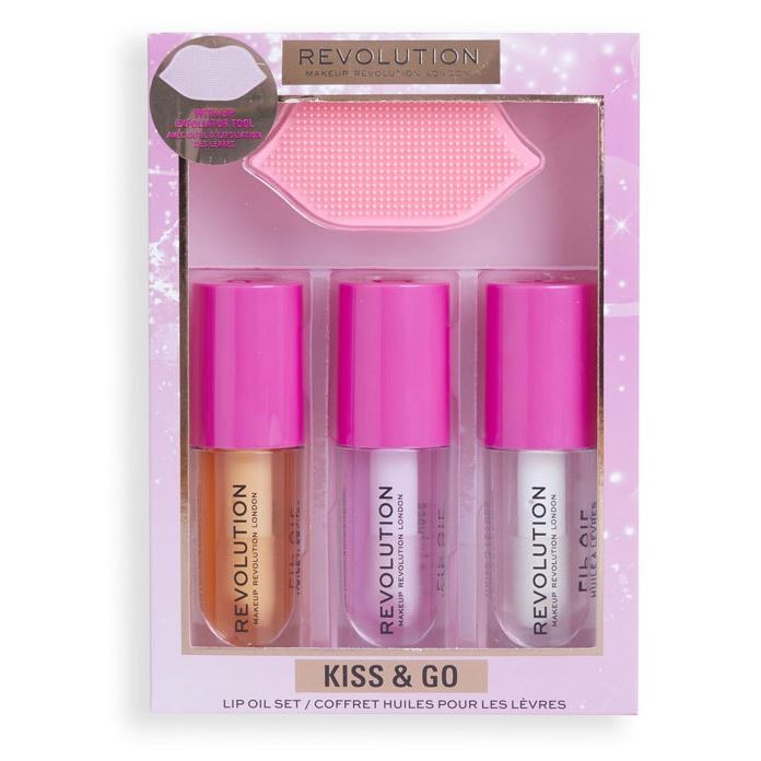 Revolution Makeup Make Up Подарочный набор Kiss & Go Lip Oil Set Подарочный набор 