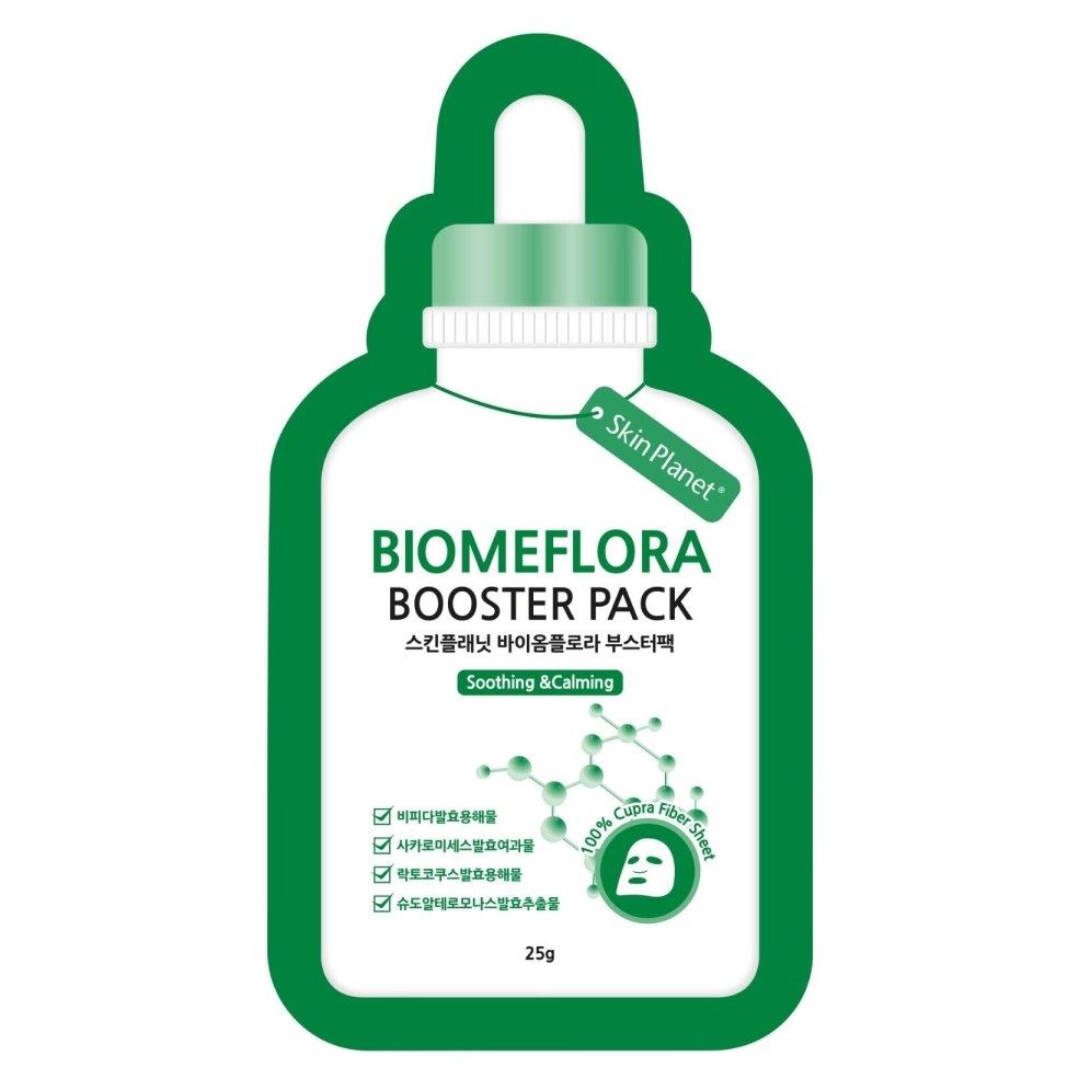 Mijin Mask Skin Planet Biomegflora Booster Pack Тканевая маска для лица