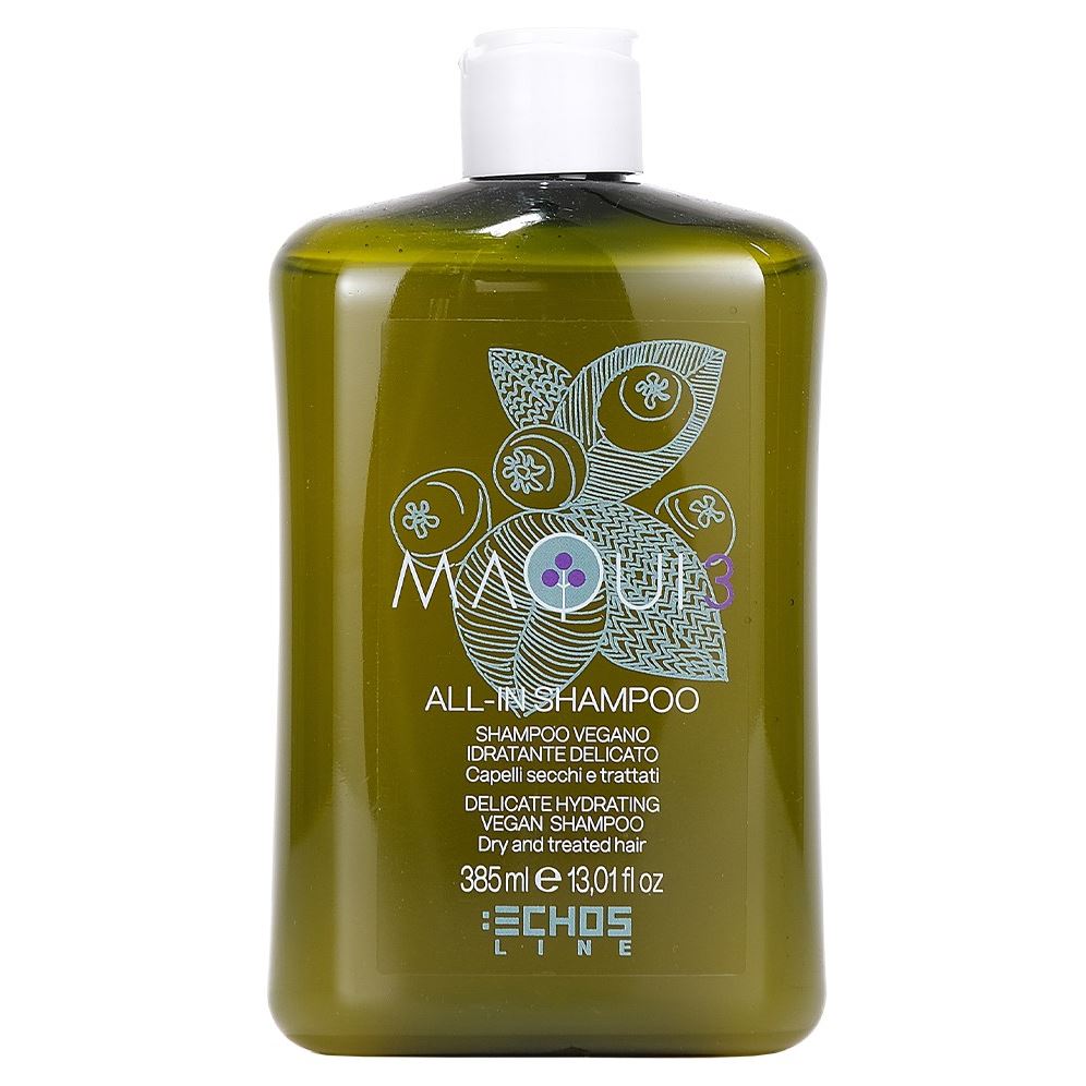 Echos Line Maqui 3 Delicate Hydrating Vegan Shampoo Натуральный  шампунь для увлажнения сухих и истощенных волос