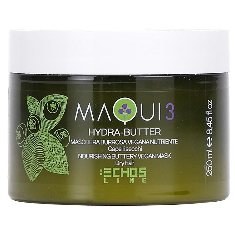 Echos Line Maqui 3 Nourishing Buttery Vegan Mask Натуральная питательная маска для сухих волос с маслом ши