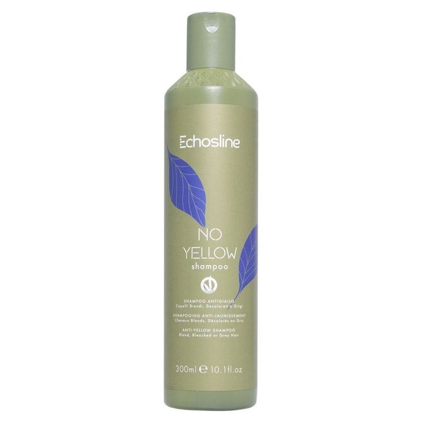 Echos Line Classic No Yellow Shampoo  Анти-желтый шампунь для светлых, обесцвеченных или седых волос 