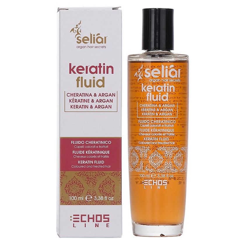 Echos Line Seliar Keratin Seliar Keratin Fluid Восстанавливающий флюид с маслом Аргании и кератином