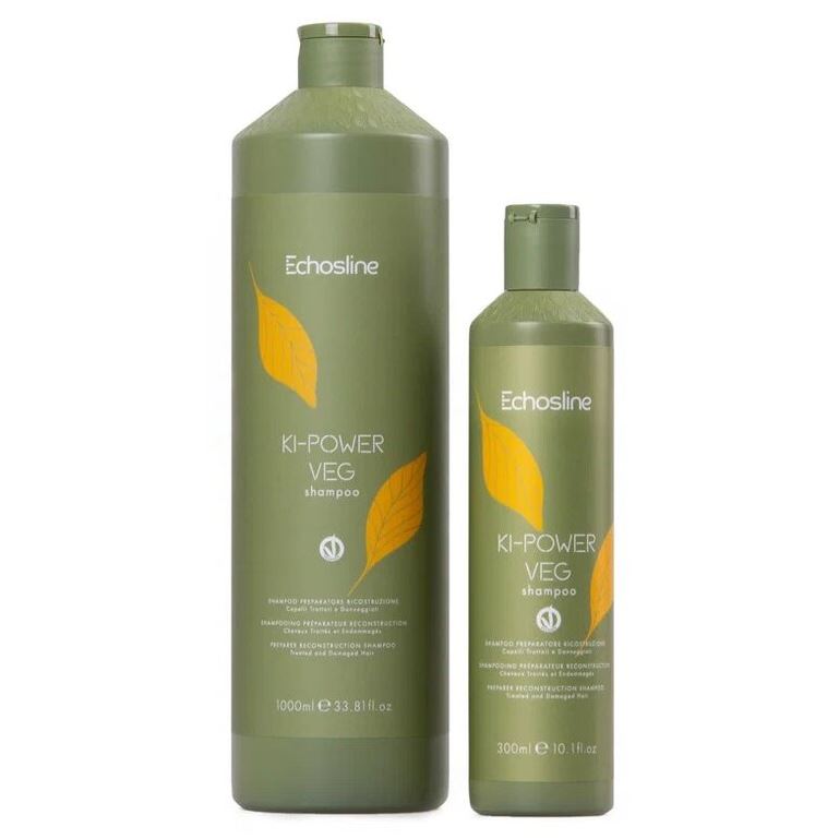 Echos Line KI Power Ki Power Veg Shampoo  Веганский шампунь - очищающее действие, питает и придаёт жизнь волосам 