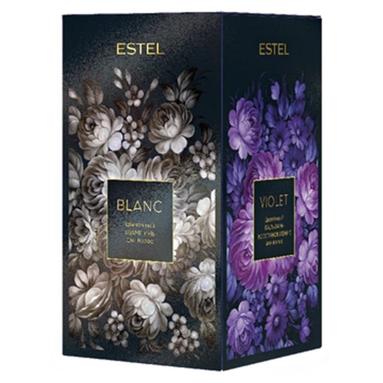 Estel Professional Flowers Трилогия компаньонов Blanc/Violet/Rouge Набор: шампунь, бальзам, молочко