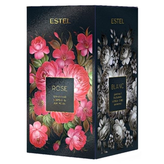 Estel Professional Flowers Трилогия компаньонов Rose/Blanc/Orange  Набор: шампунь, бальзам, пена