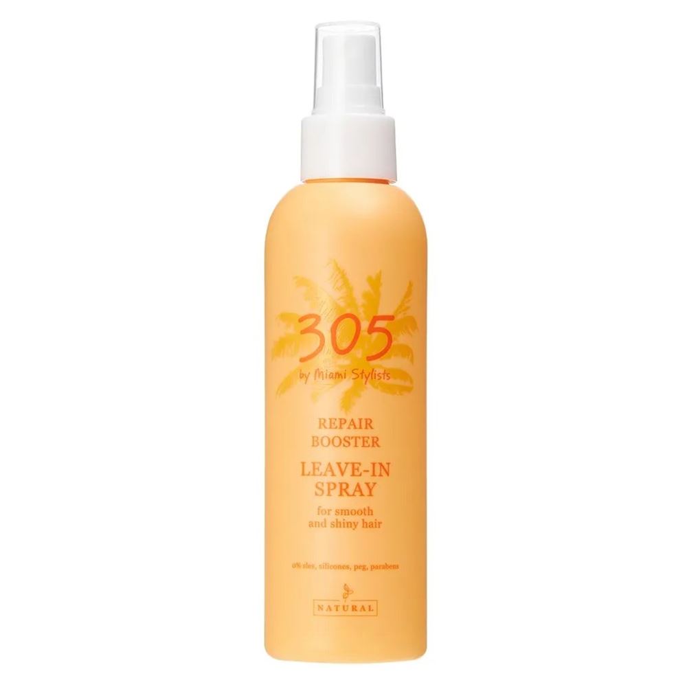 305 by Miami Stylists Hair Care Repair Booster Leave-In Spray Cпрей несмываемый для гладкости и блеска волос c протеинами шелка