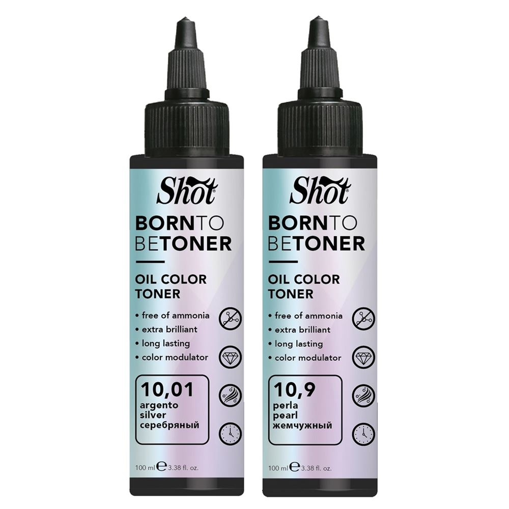 Shot Blond & Coloring Care Born to Be Toner Полуперманентный безаммиачный масляный тонер для волос