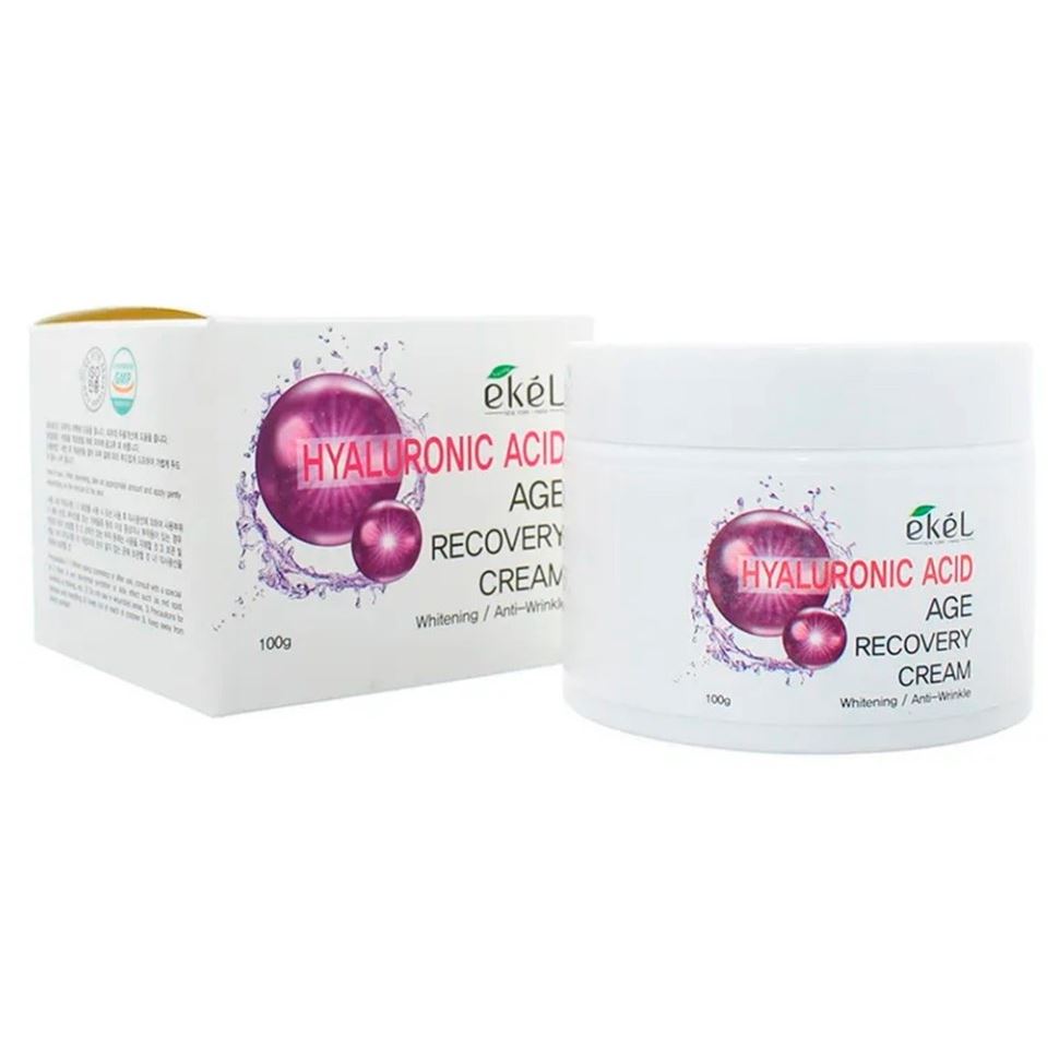 Ekel Face Care Age Recovery Cream Hyaluronic Acid  Антивозрастной крем для лица с гиалуроновой кислотой