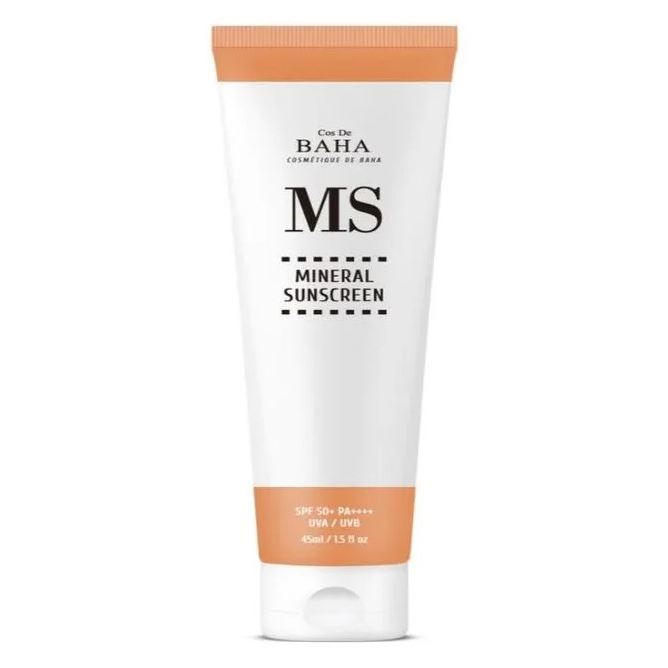 Cos De Baha Cream Mineral Sunscreen MS CDB Крем для лица солнцезащитный минеральный