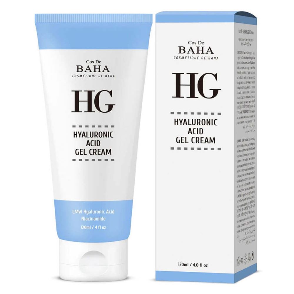 Cos De Baha Cream Hyaluronic Gel Cream HG  Увлажняющий гель-крем для лица с низкомолекулярной гиалуроновой кислотой и ниацинамидом