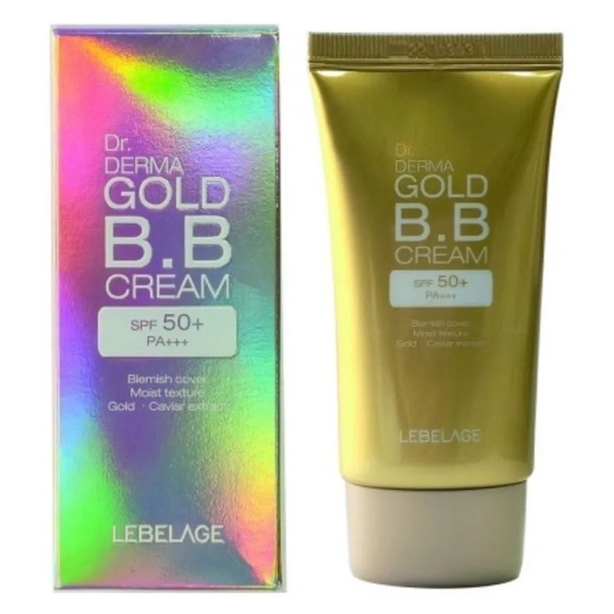 Lebelage Face Care Dr. Derma Gold BB Cream Spf 50+ Крем ББ для лица с золотом и экстрактом икры