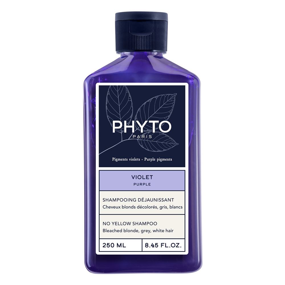 Phyto Шампуни Violet Purple No Yellow Shampoo Шампунь против желтизны волос 