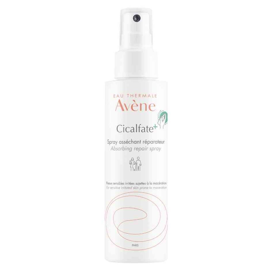 Avene Cicalfate Сикальфат + Спрей восстанавливающий подсушивающий для младенцев, детей и взрослых Absarbing Repair Spray
