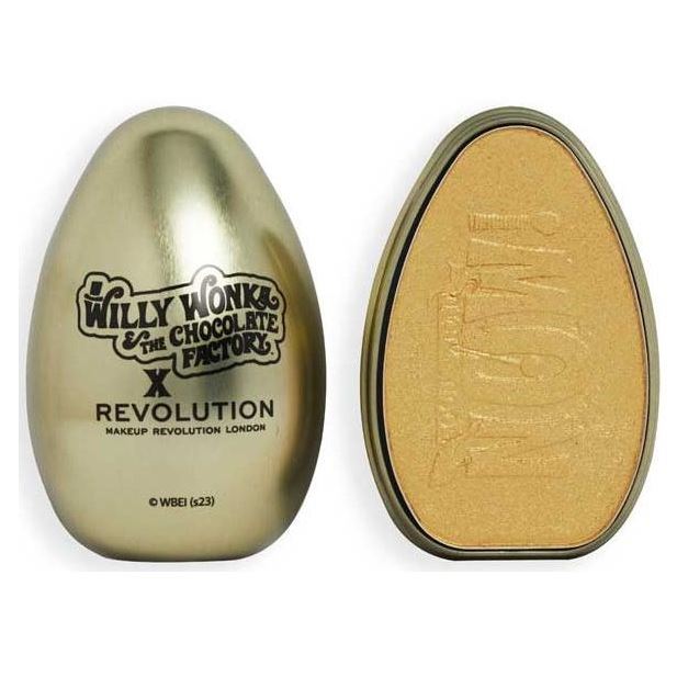 Revolution Makeup Make Up Willy Wonka & the Chocolate Factory I Want It Now! Golden Egg Highlighter Хайлайтер для лица