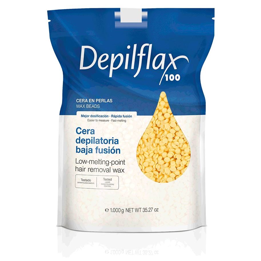 Depilflax Waxes Hair Removal Wax Beads Natural 3АВ Воск горячий в гранулах Натуральный, пластичность 3AB