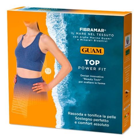 Guam Corpo  Fibramar Топ для занятий спортом "Power Fit" синий кобальт Топ для занятий спортом