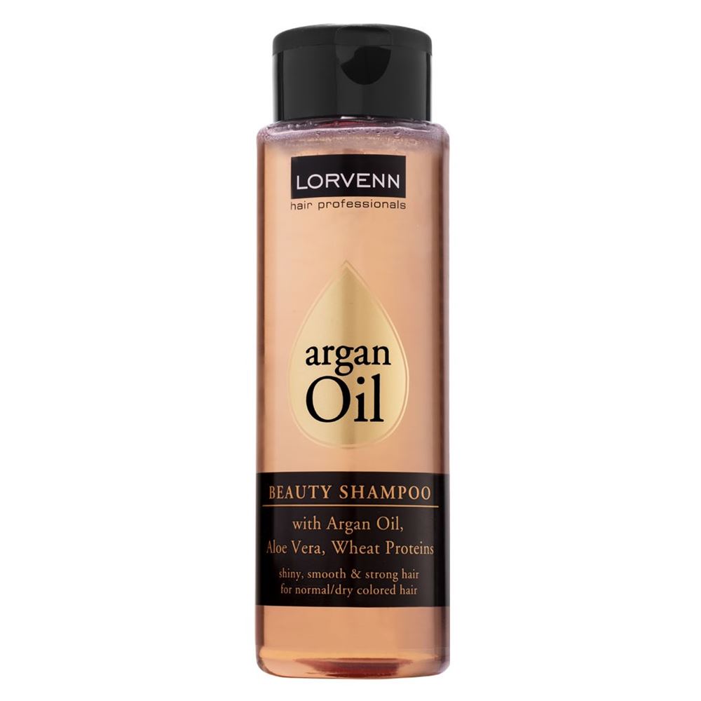 Lorvenn Hair Professionals Argan Oil Argan Oil Beauty Shampoo Шампунь для волос с аргановым маслом, алоэ вера, протеинами пшеницы 