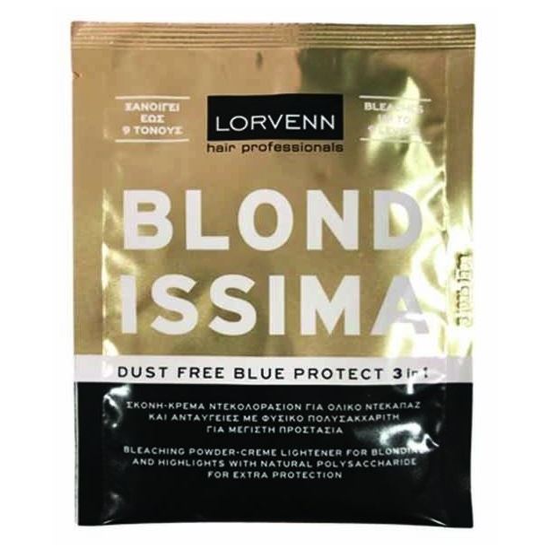 Lorvenn Hair Professionals Coloring and Color Care Blondissima Protect 3 in 1 Порошковый осветлитель универсальный