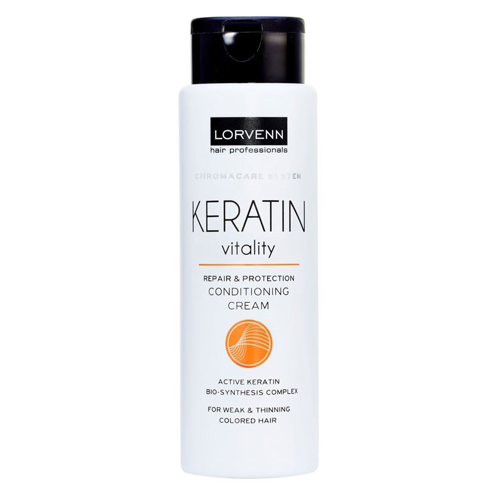 Lorvenn Hair Professionals Keratin Vitality Keratin Vitality Repair & Protection Conditioning Cream Крем-кондиционер с кератином для тонких/слабых волос 