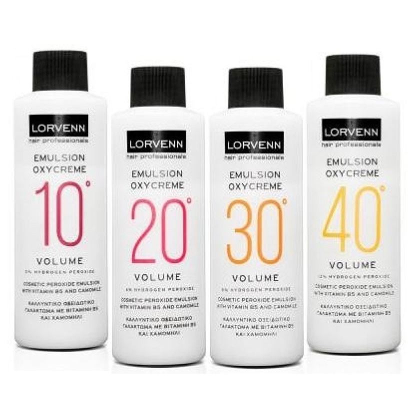 Lorvenn Hair Professionals Coloring and Color Care Emulsion Oxycreme  Окислительная эмульсия для аммиачной краски