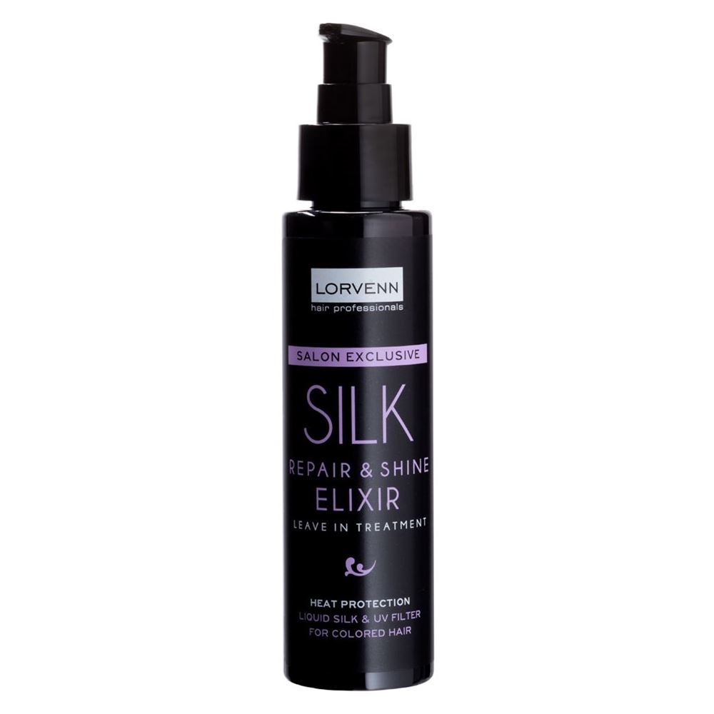 Lorvenn Hair Professionals Keratin Vitality Salon Exclusive Silk Repair & Shine Elixir Эликсир с жидким шелком для реструктуризации и блеска волос