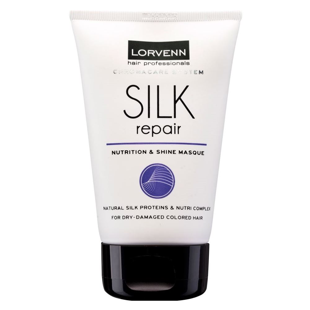 Lorvenn Hair Professionals Silk Repair Silk Repair Nutrition & Shine Masque Маска для волос интенсивная реструктурирующая с протеинами шелка для сухих, поврежденных и окрашенных волос