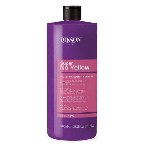 Dikson DiksoPrime  Diksoprime Shampoo Nourishing No Yellow Питательный шампунь против желтизны для светлых, осветленных или седых волос 