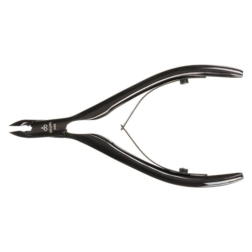 Dewal Professional Аксессуары для маникюра и педикюра CN06-80020 Кусачки для кутикулы 6 мм, черные глянцевые Кусачки для кутикулы 6 мм, черные глянцевые